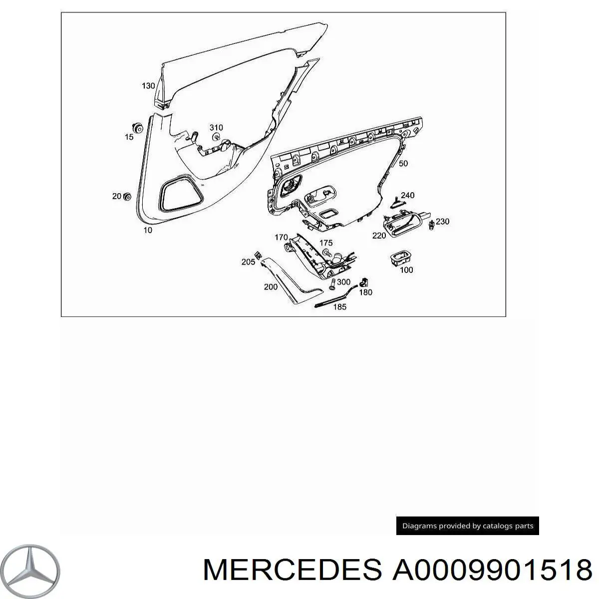  Mercedes 0009901518 цена, от 1.76 USD