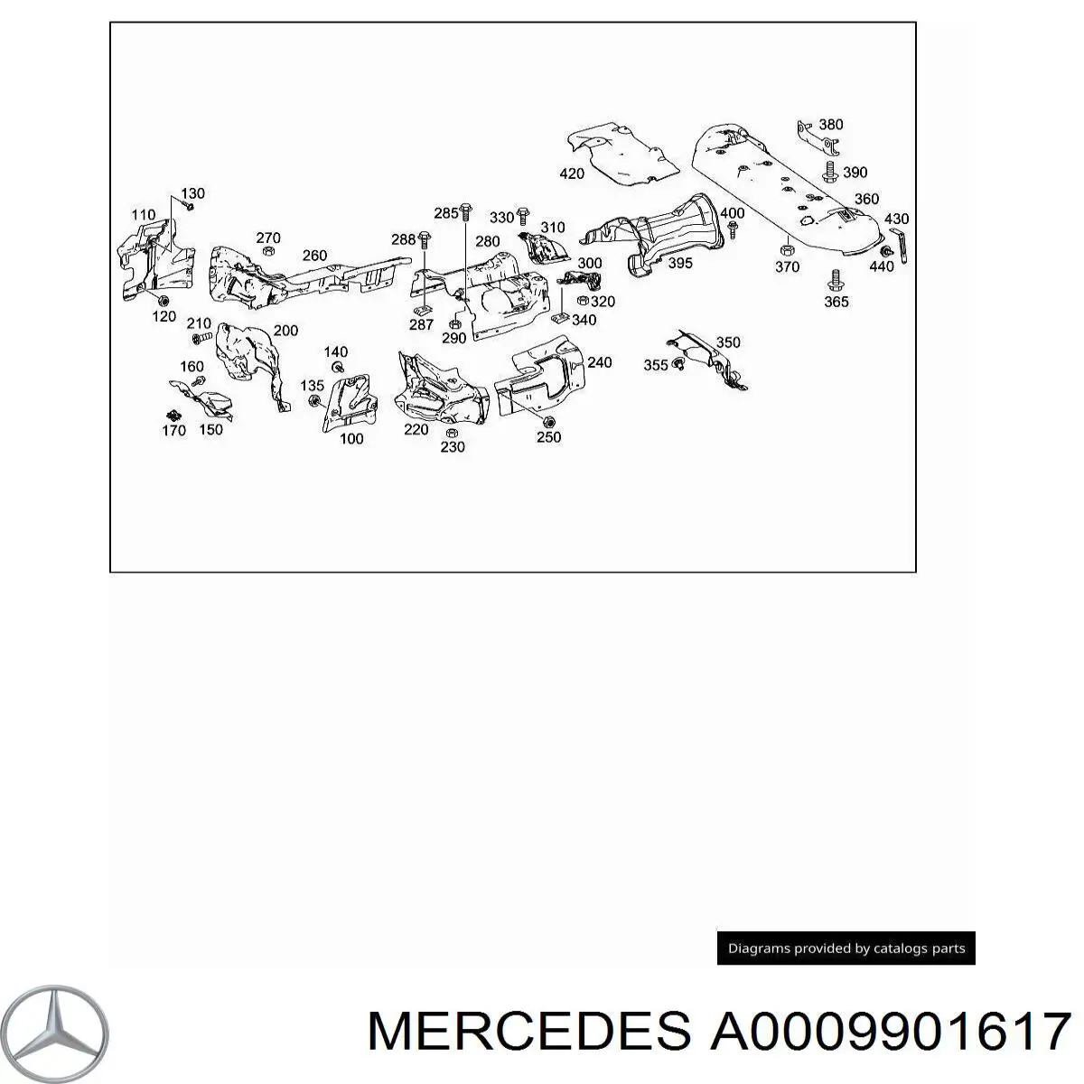 A0009901617 Mercedes 