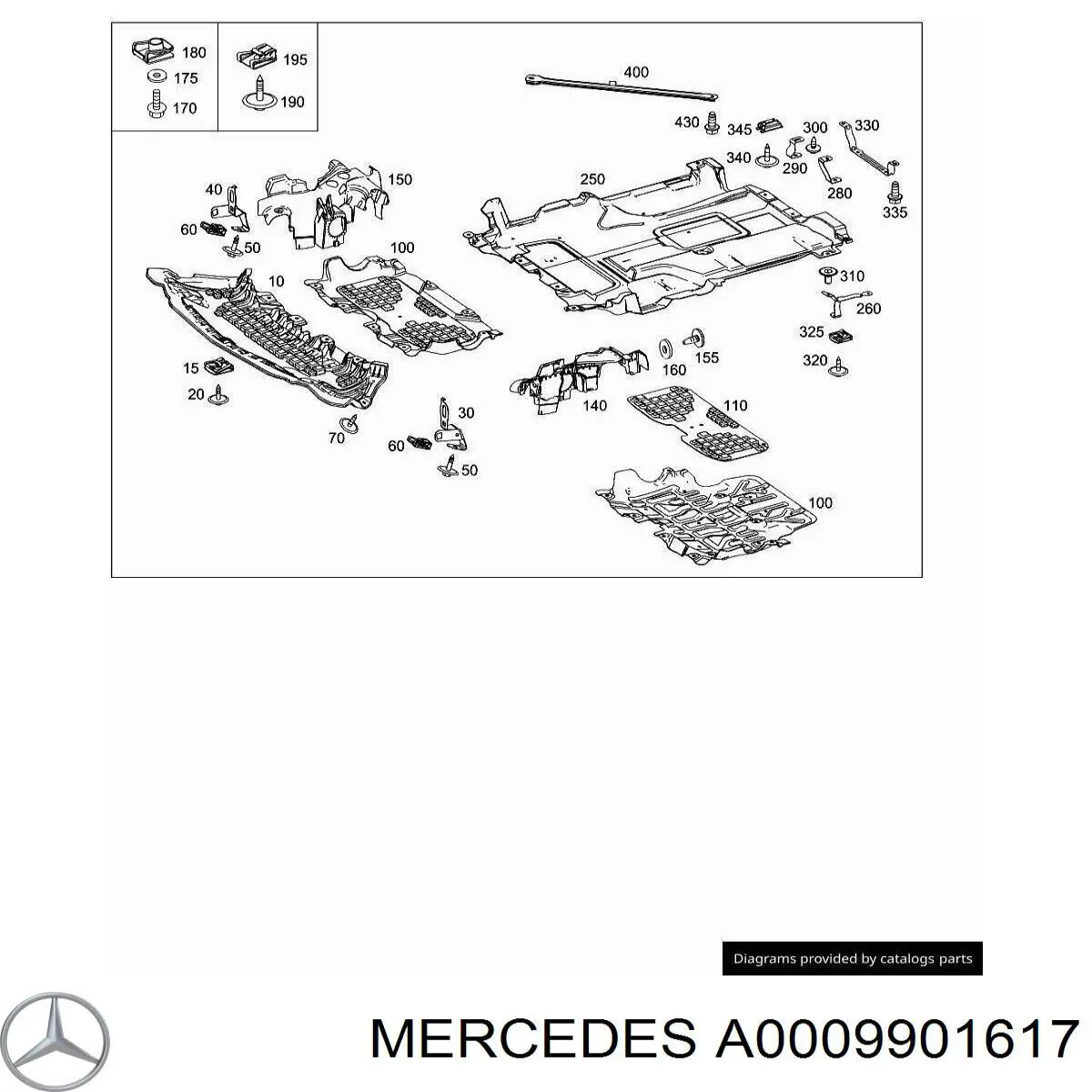 Купить A0009901617 Mercedes 
