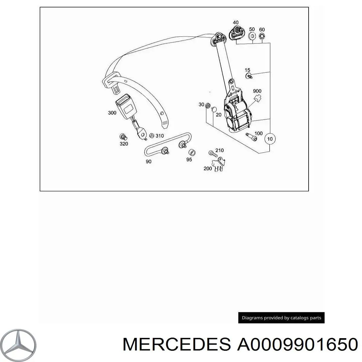  A0009901650 Mercedes