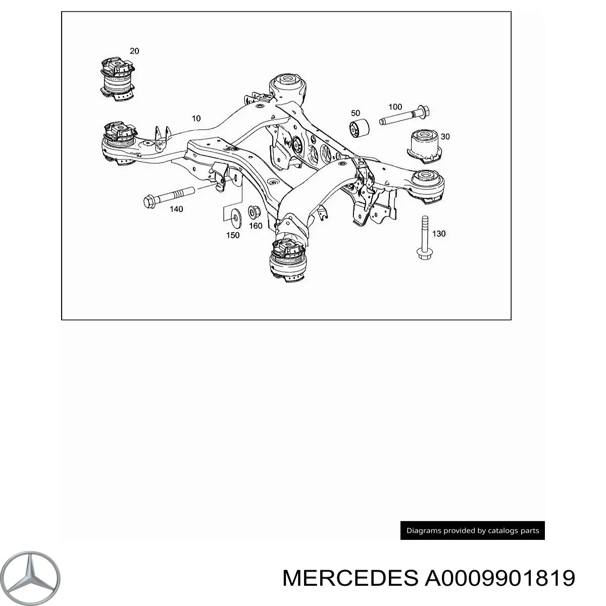 A0009901819 Mercedes 