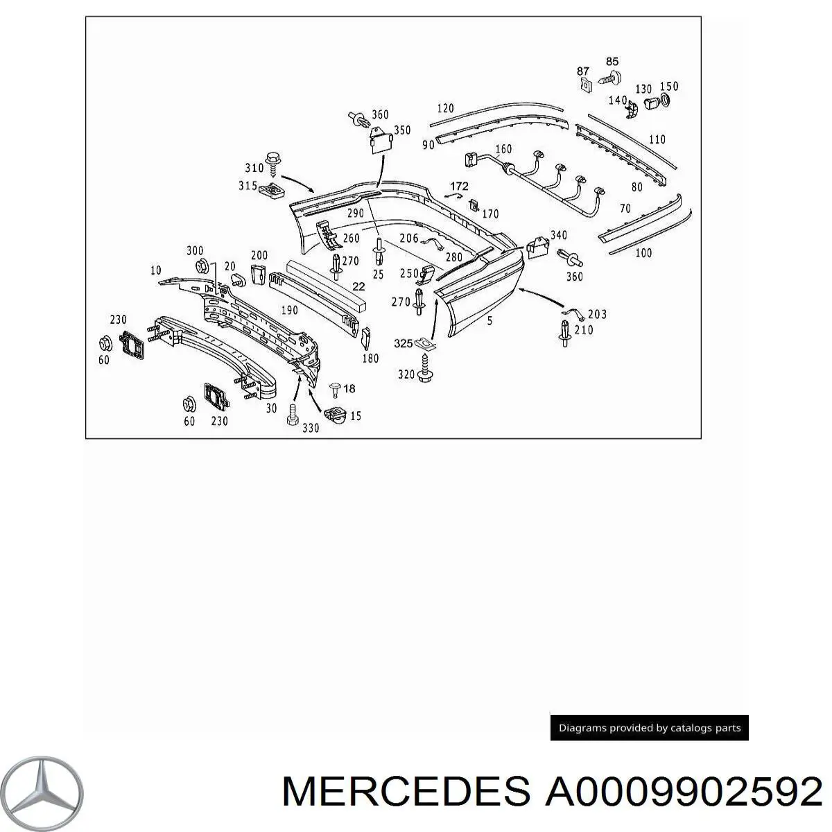 A0009902592 Mercedes 