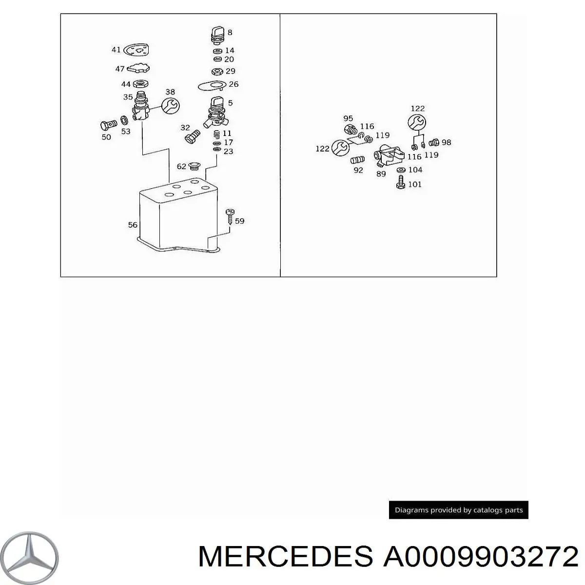 0009903272 Mercedes 