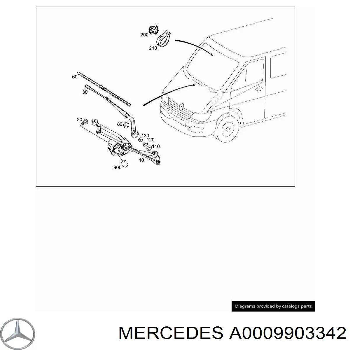 Купить A0009903342 Mercedes 