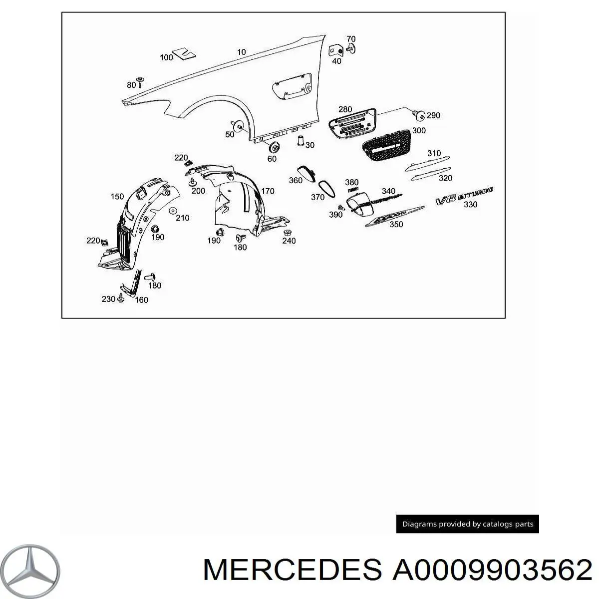 A0009903562 Mercedes 
