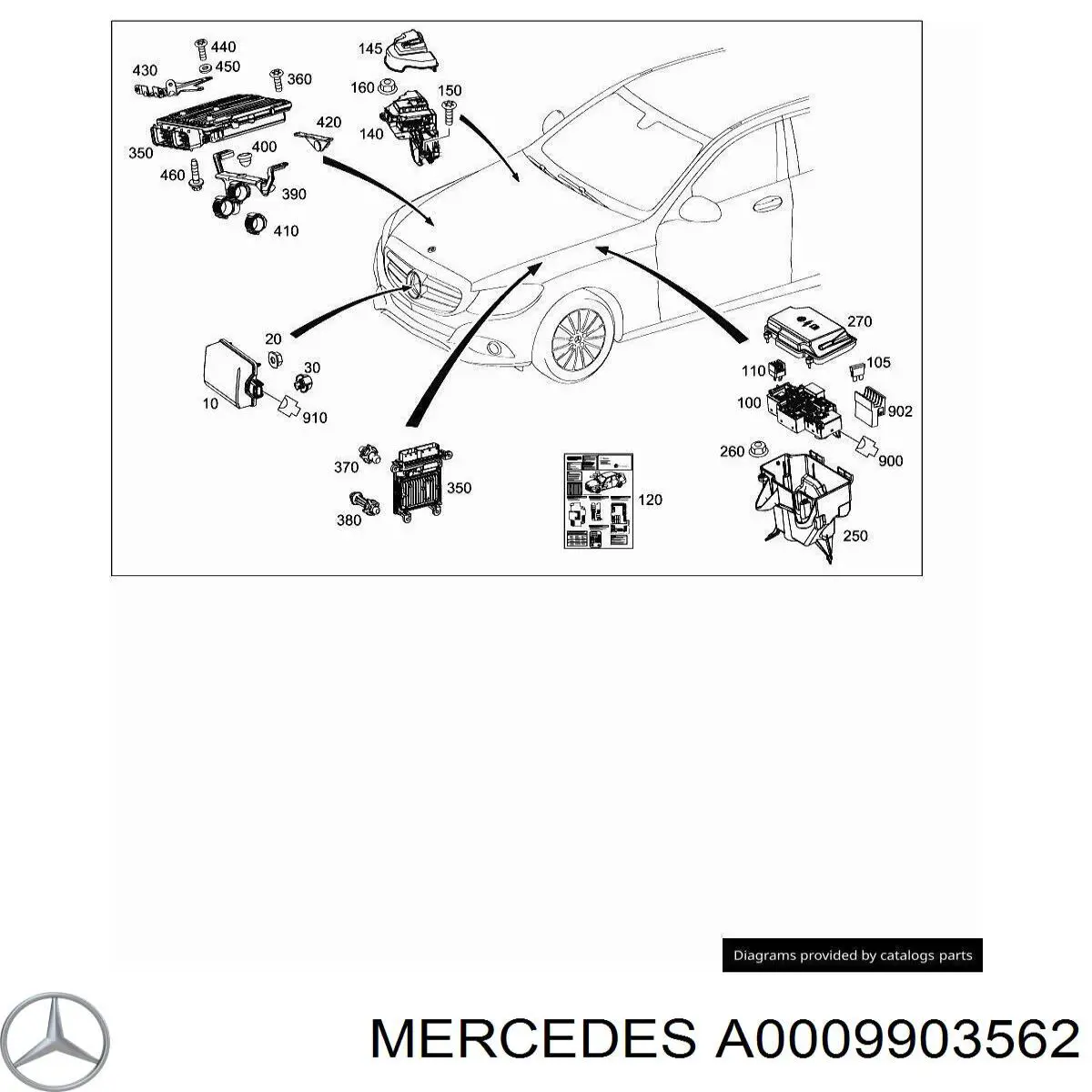  Mercedes A0009903562 цена, от 5.13 USD