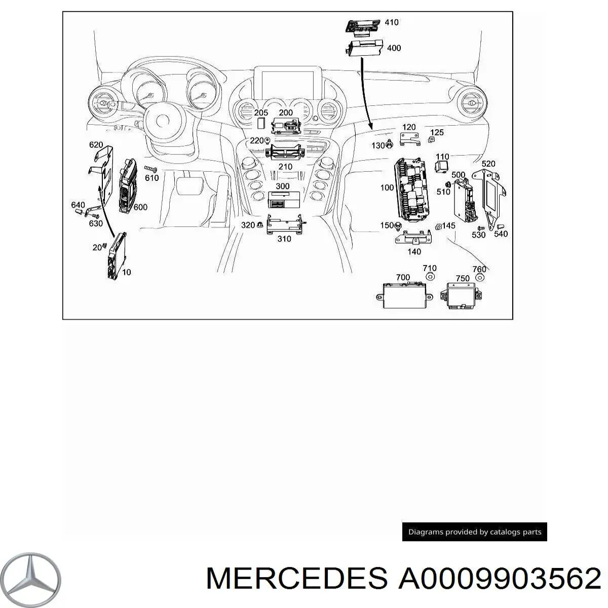 A0009903562 Mercedes
