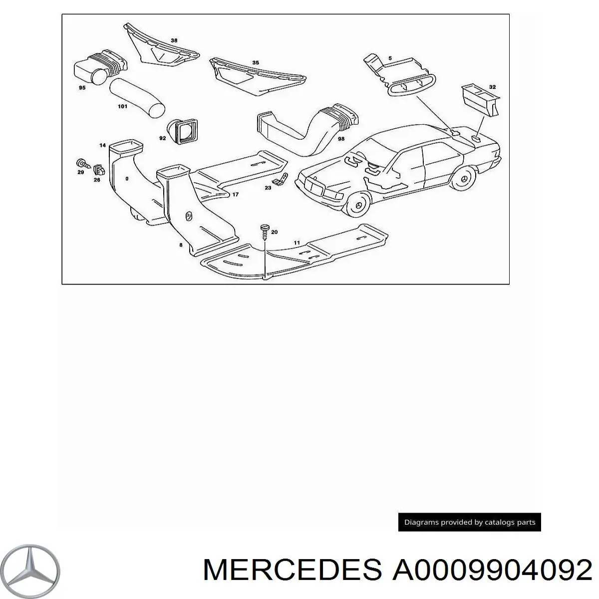  0009904092 Mercedes