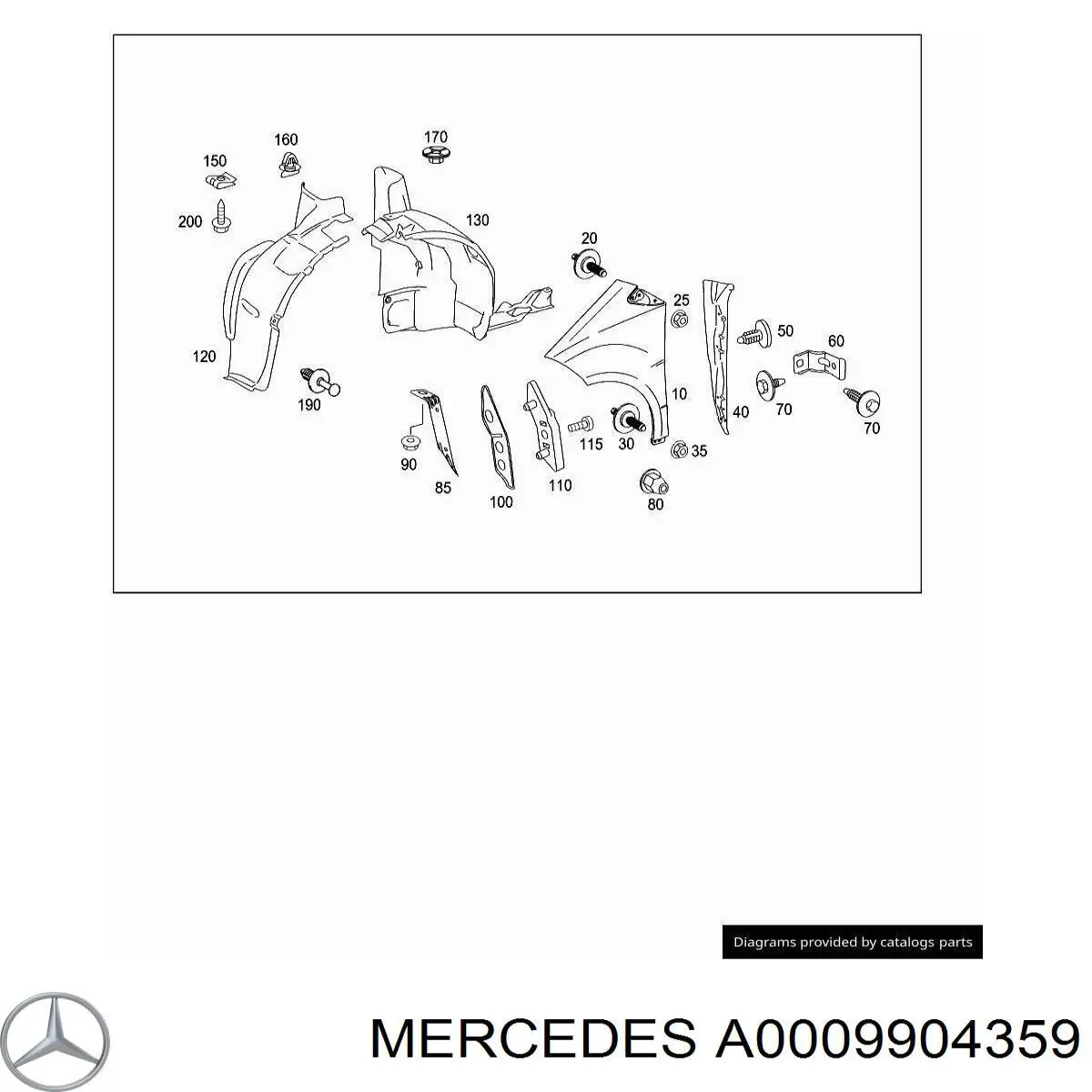  A0009904359 Mercedes