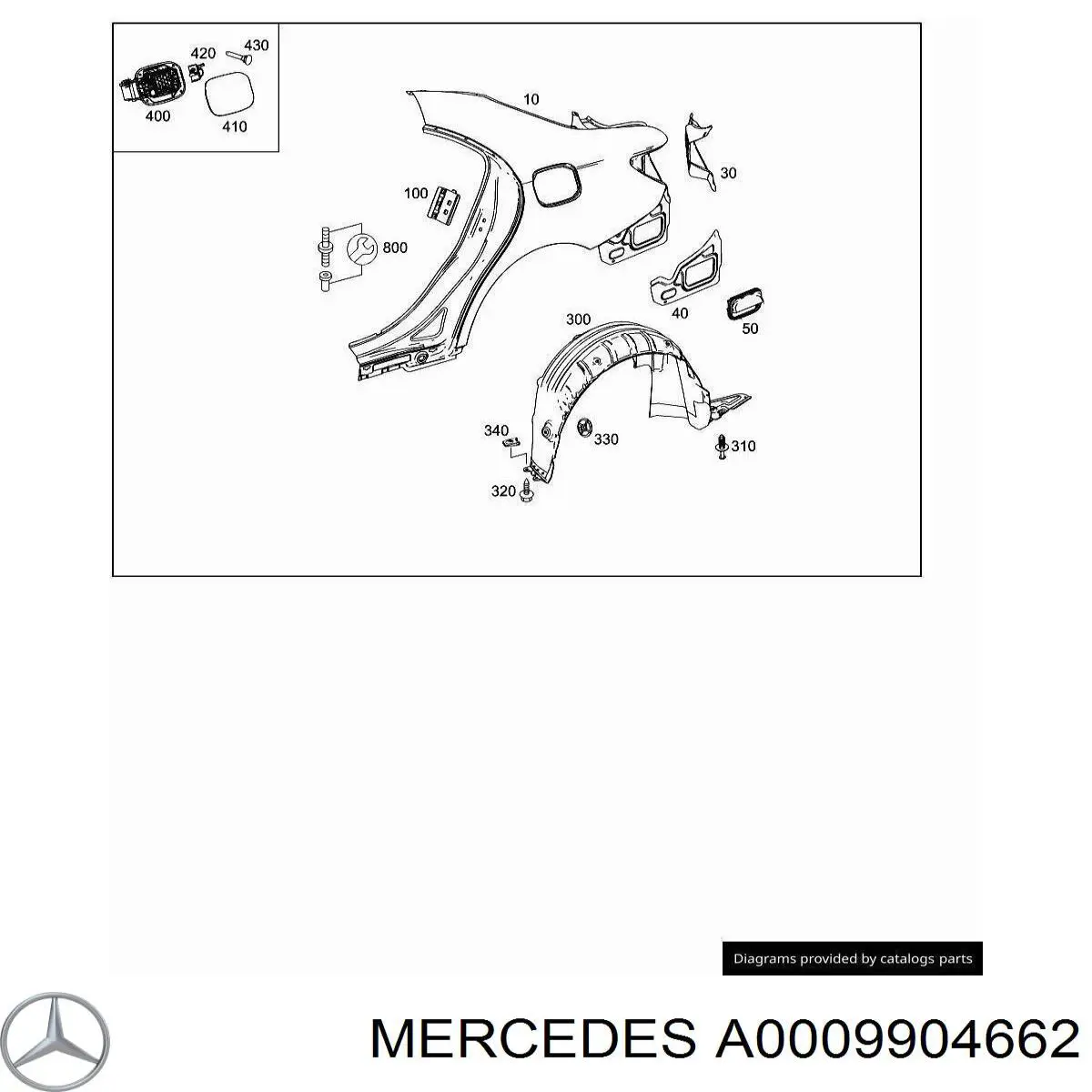 A0009904662 Mercedes 