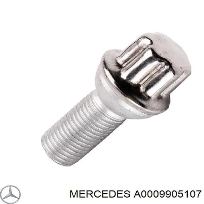 A0009905107 Mercedes parafuso de roda