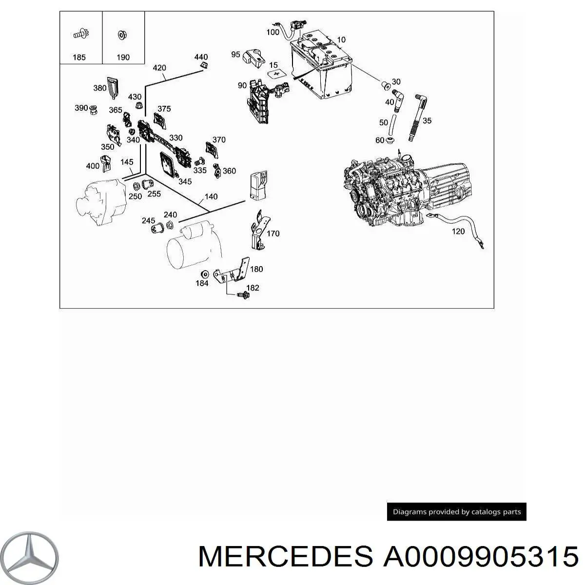  A0009905315 Mercedes