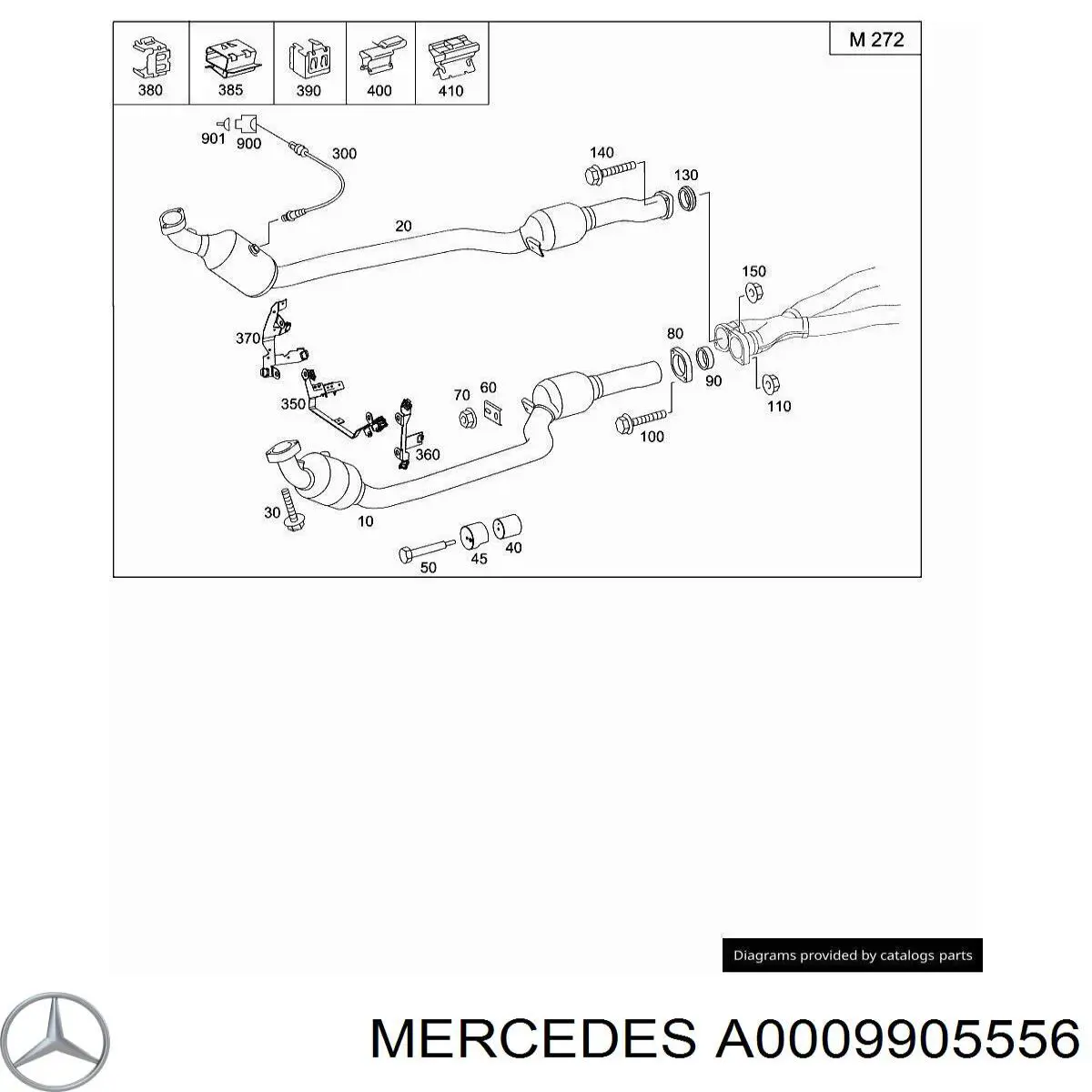  Mercedes A0009905556 цена, от 2.94 USD