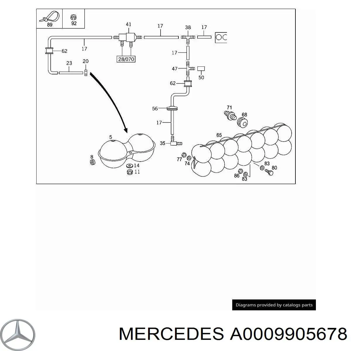  0009905678 Mercedes