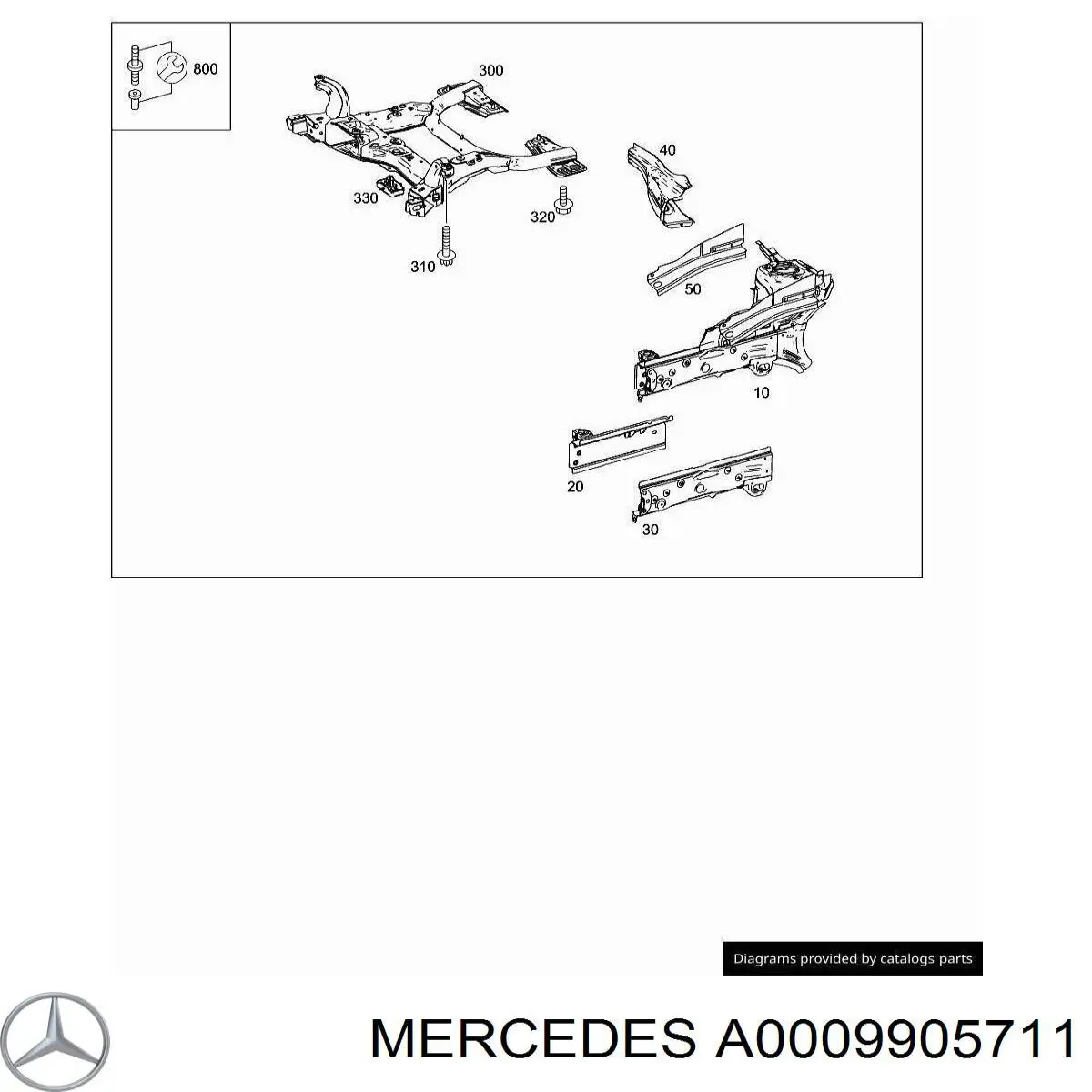 A0009905711 Mercedes 