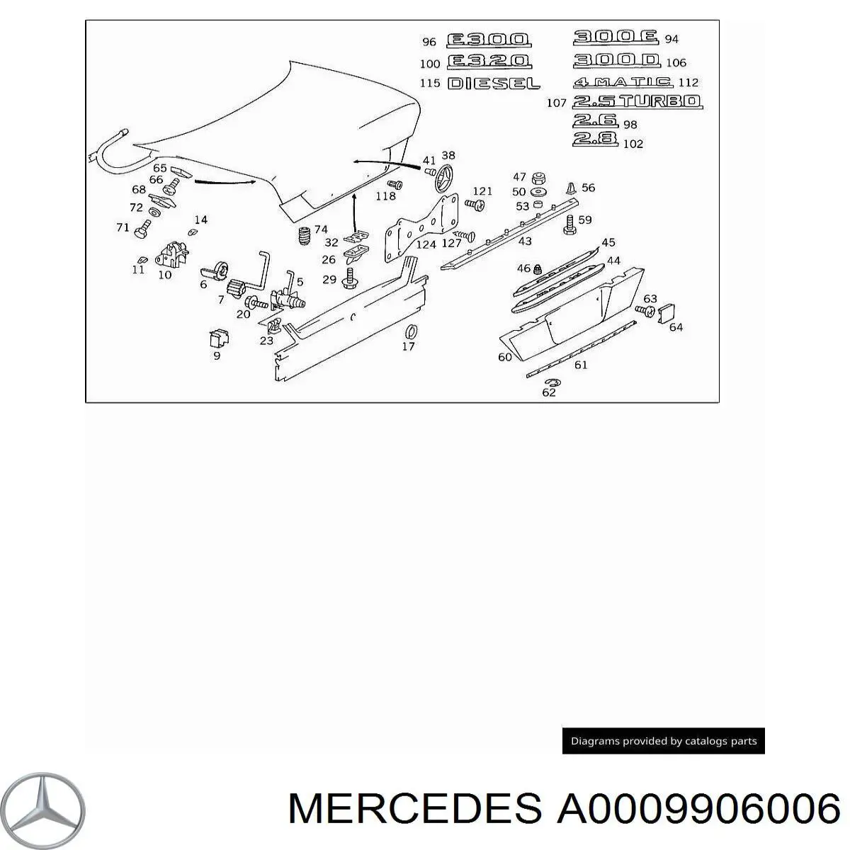 Купить A0009906006 Mercedes 