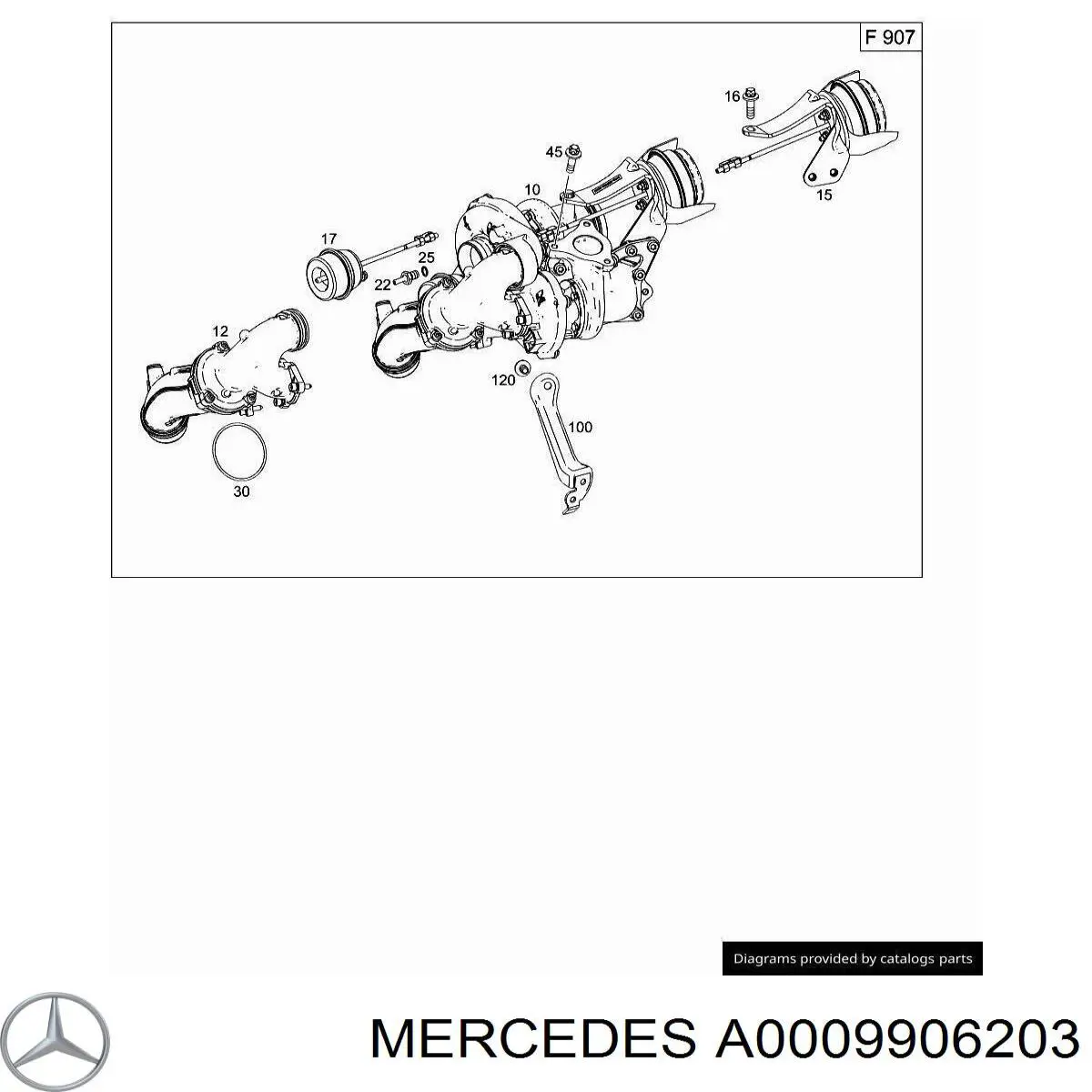  Mercedes A0009906203 цена, от 4.36 USD