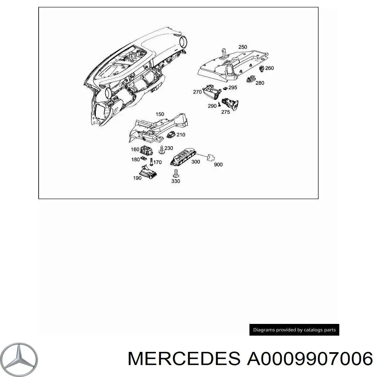  Mercedes A0009907006 цена, от 0.91 USD