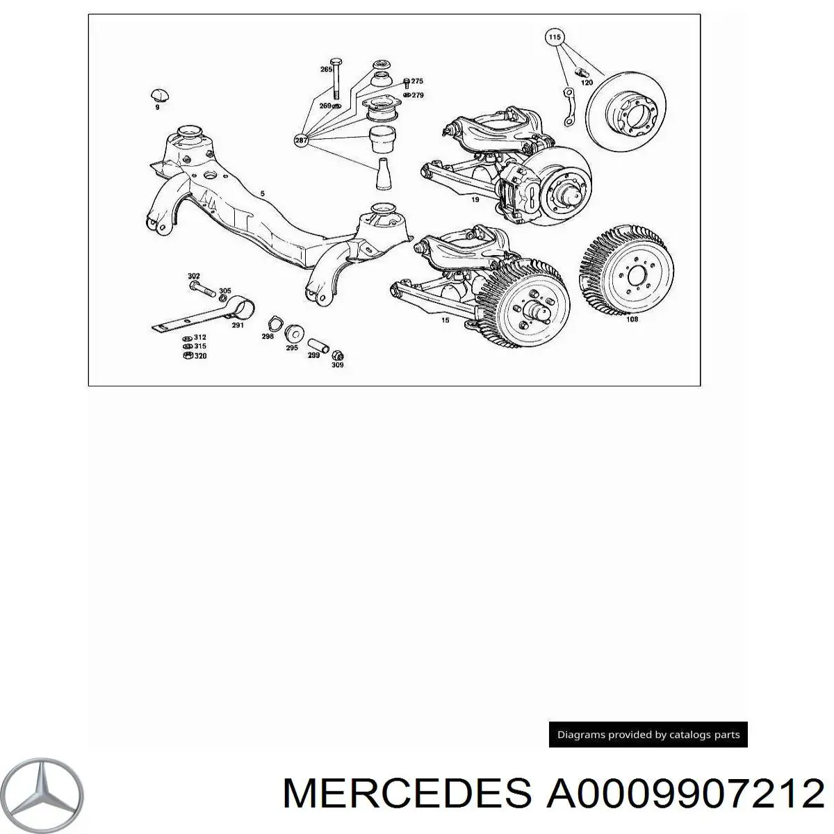 Купить A0009907212 Mercedes 