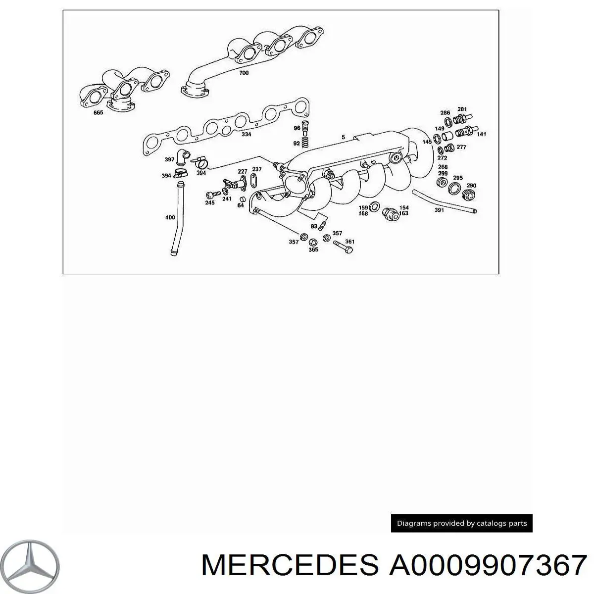 Купить A0009907367 Mercedes 