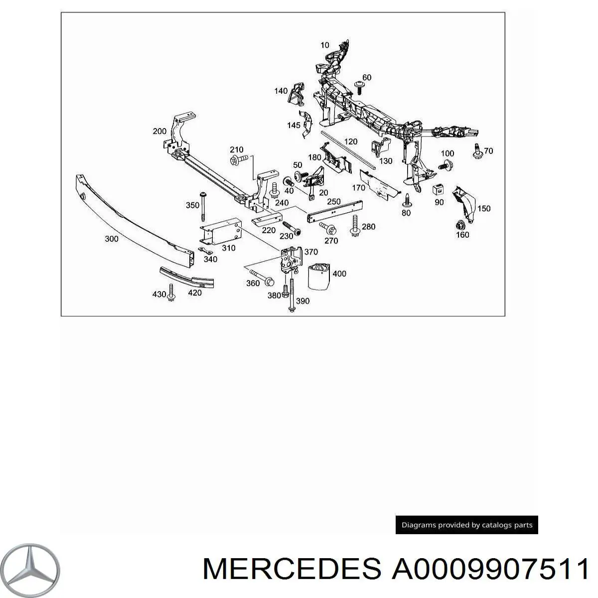 Купить A0009907511 Mercedes 