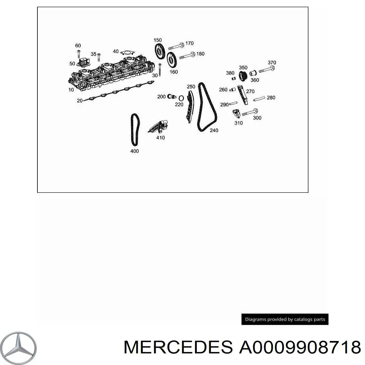 Болт постели распредвала Mercedes 0009908718 цена, от 148.75 UAH