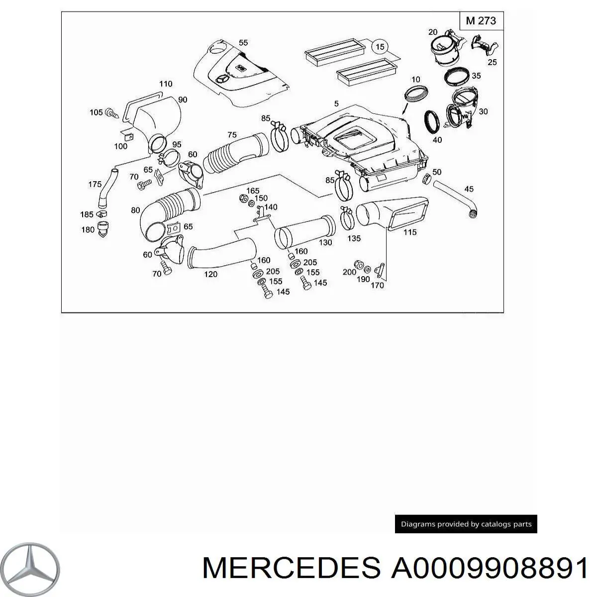 Купить A0009908891 Mercedes 