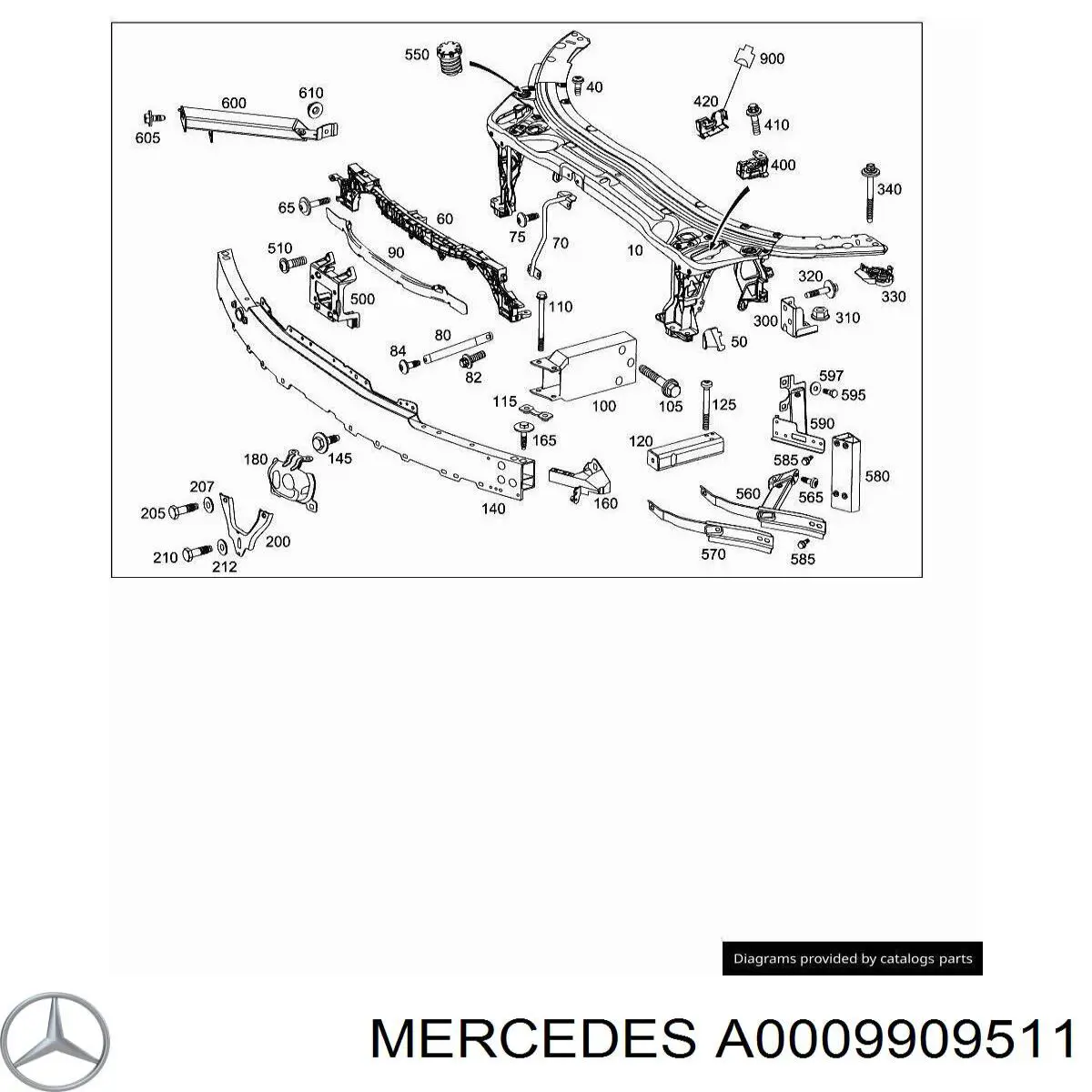 A0009909511 Mercedes 