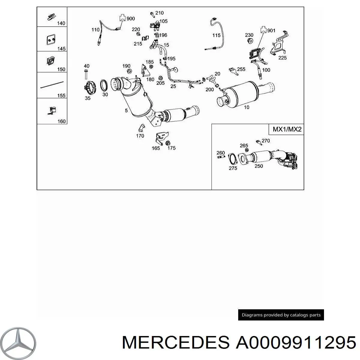  Mercedes A0009911295