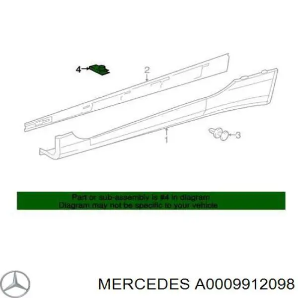 Купить 0009912098 Mercedes 