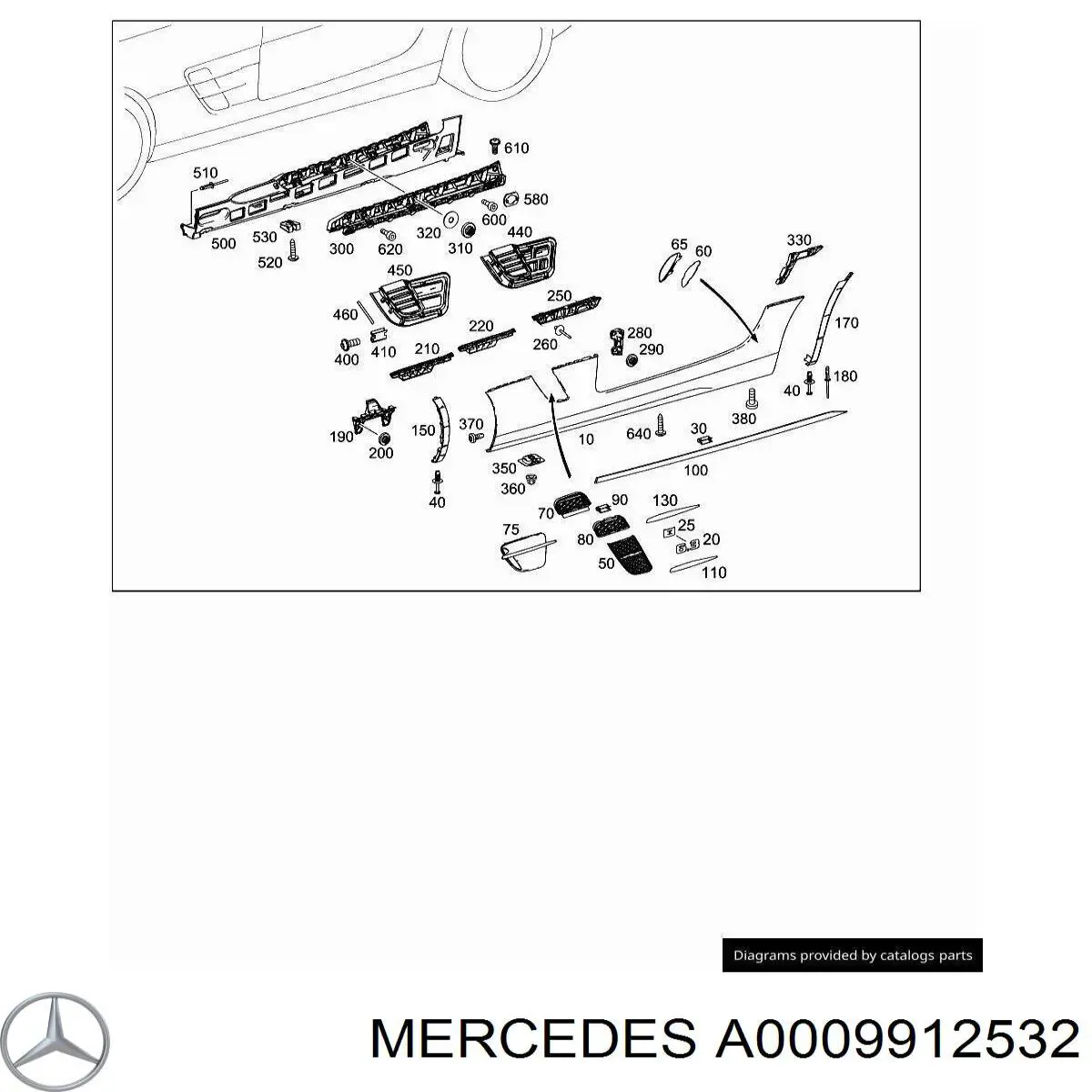  A0009912532 Mercedes