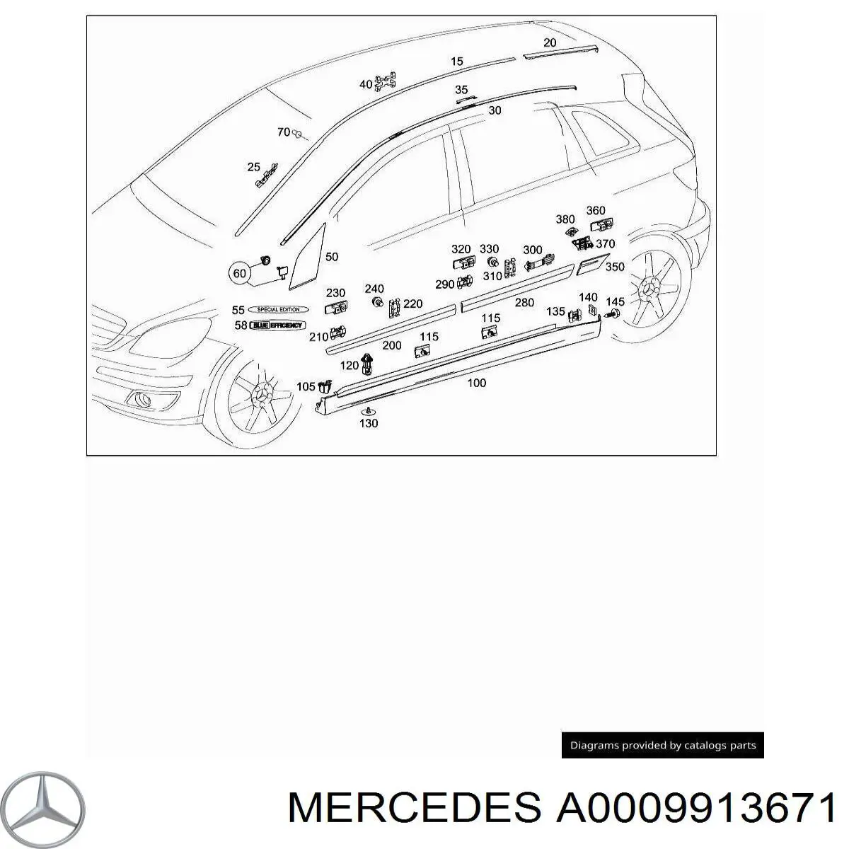 0009913671 Mercedes 