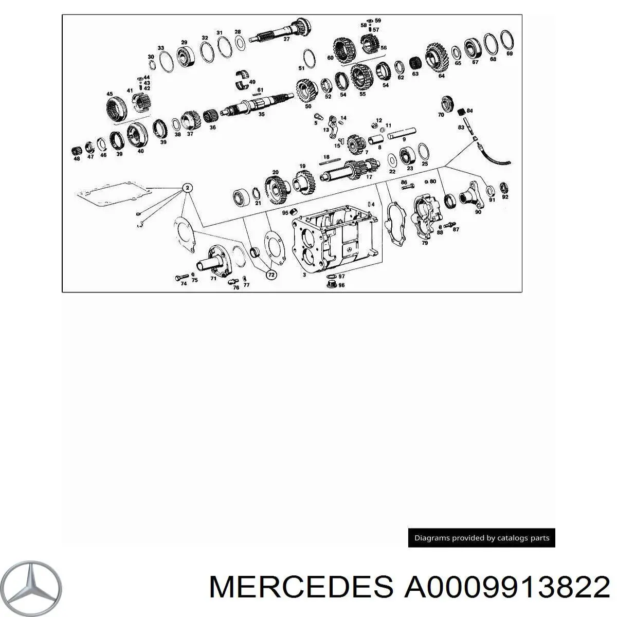 Купить A0009913822 Mercedes 