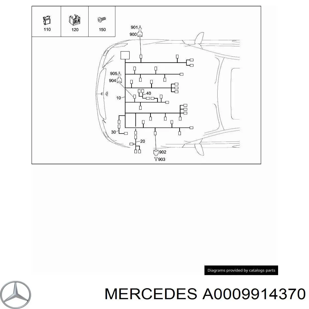 A0009914370 Mercedes 