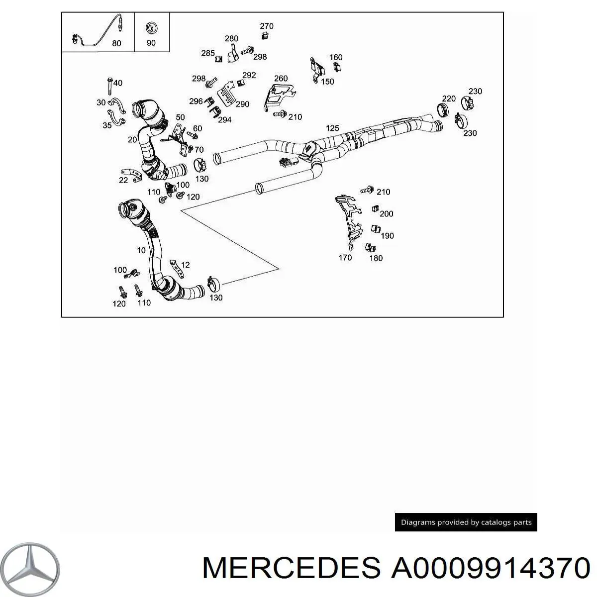 Купить A0009914370 Mercedes 