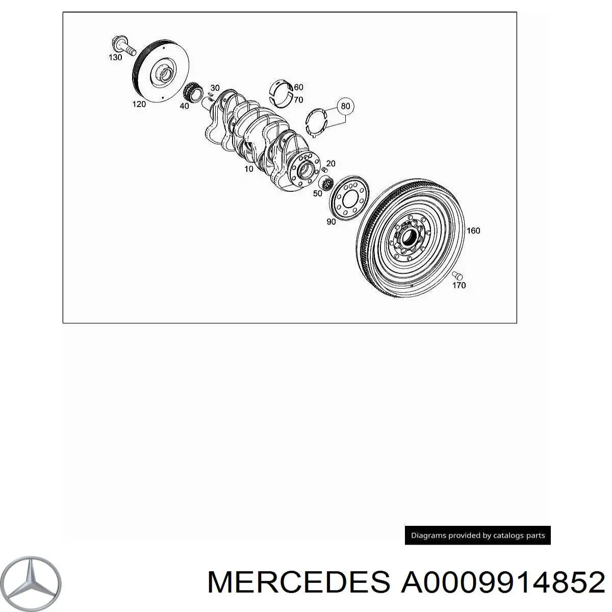 Купить A0009914852 Mercedes 