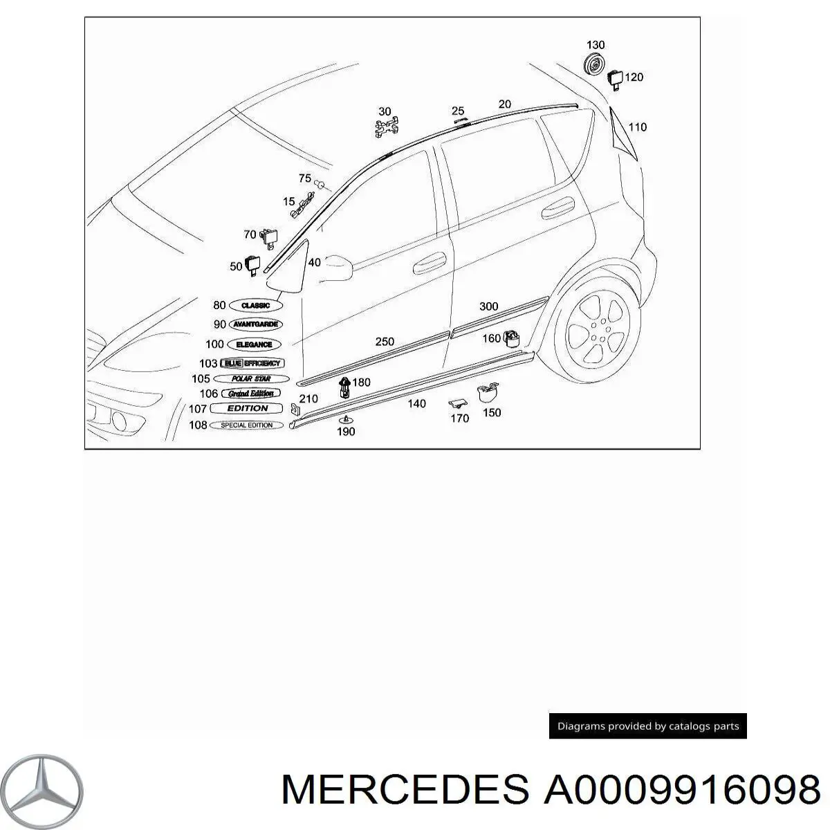  A0009916098 Mercedes