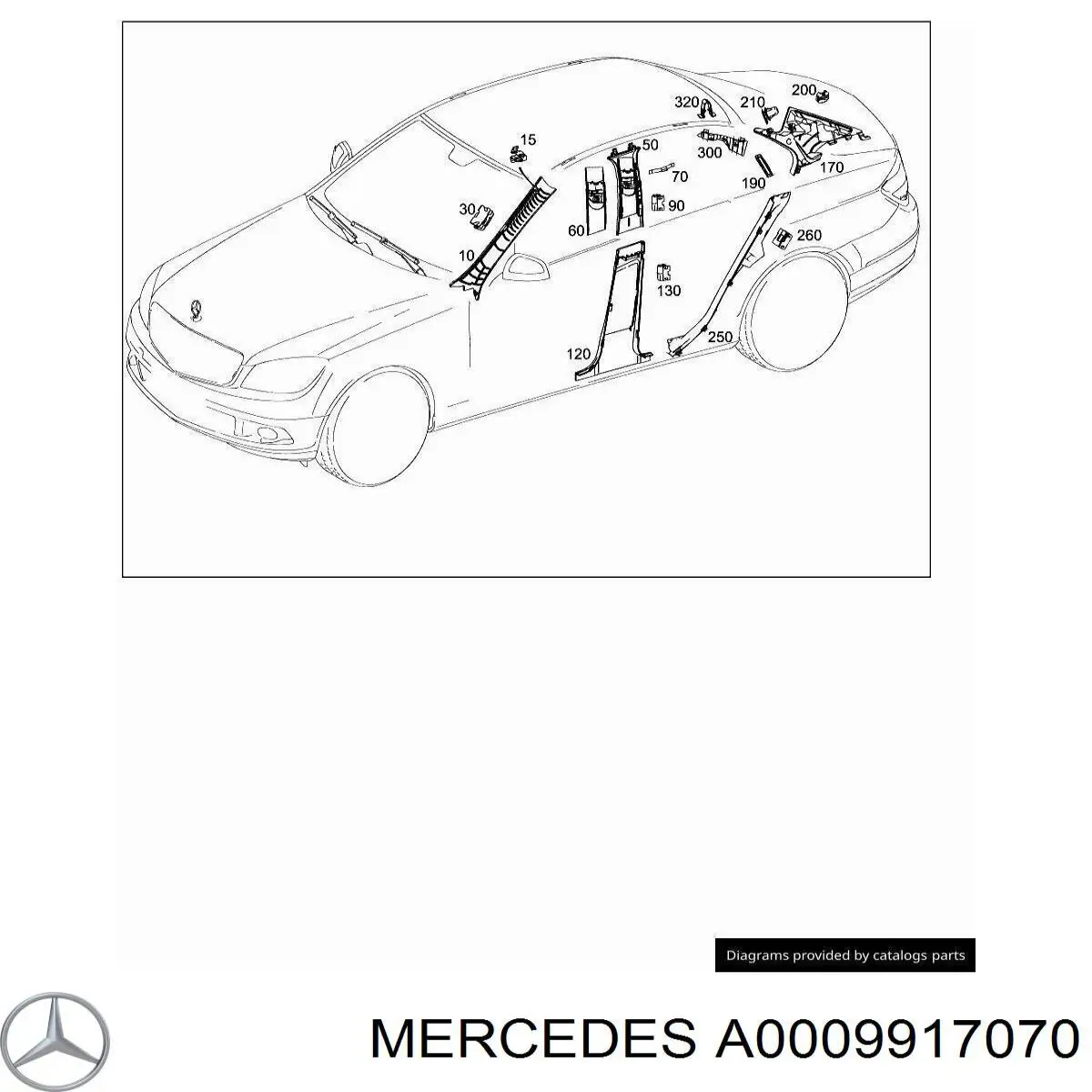  A0009917070 Mercedes