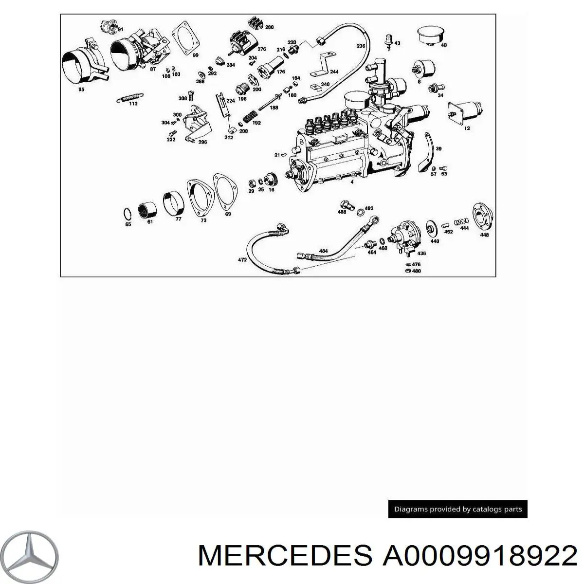 Купить A0009918922 Mercedes 