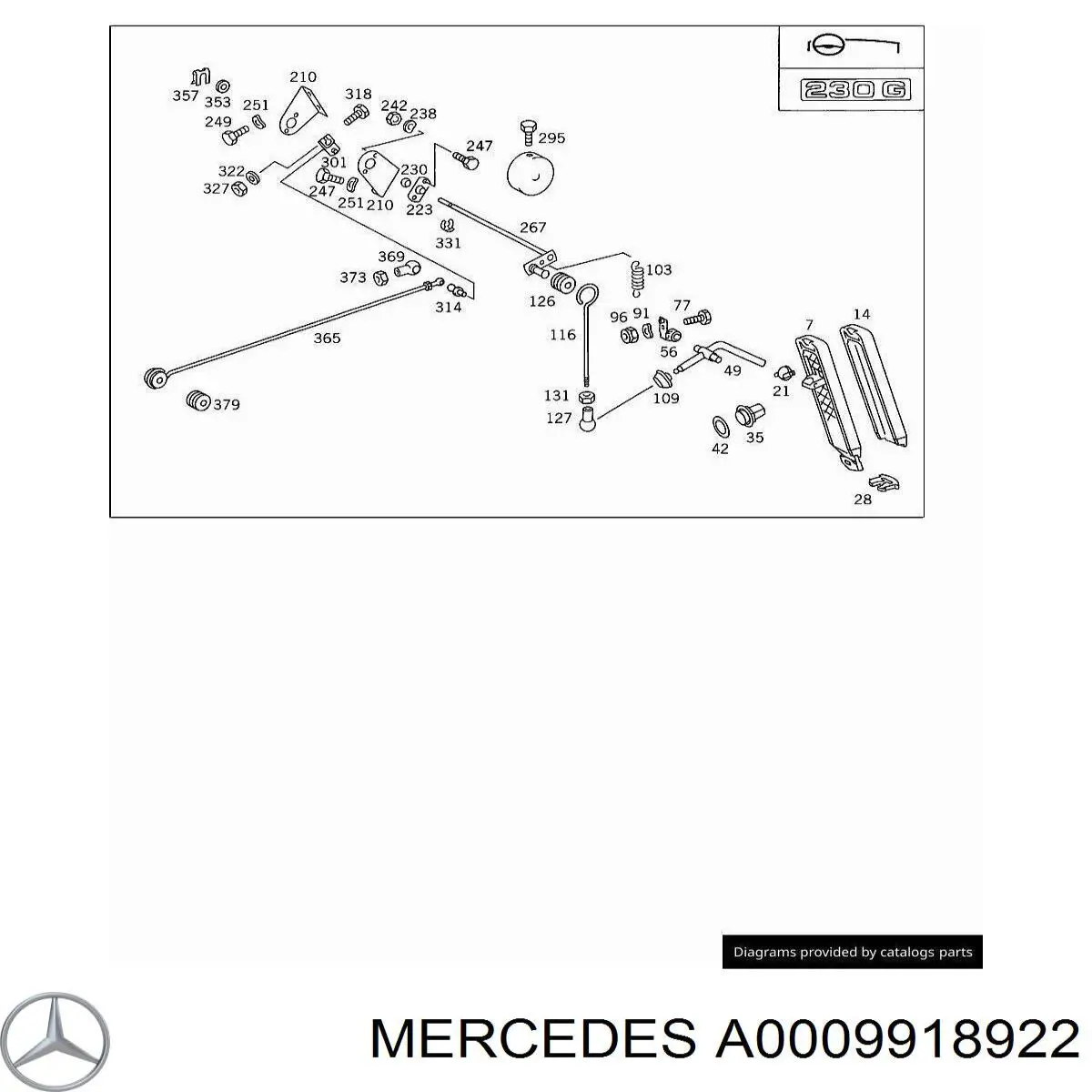  Mercedes A0009918922 цена, от 8.89 USD