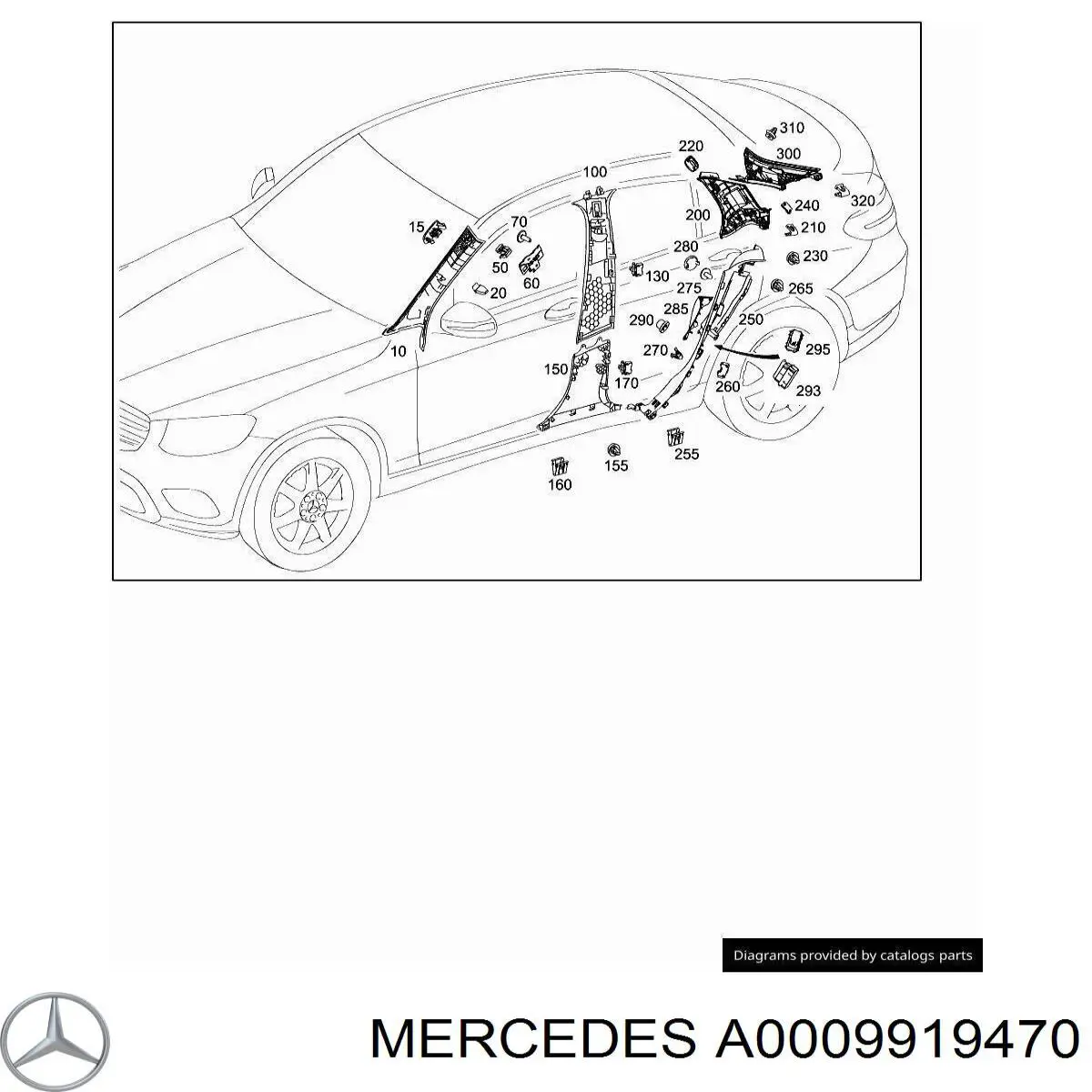 Купить A0009919470 Mercedes 