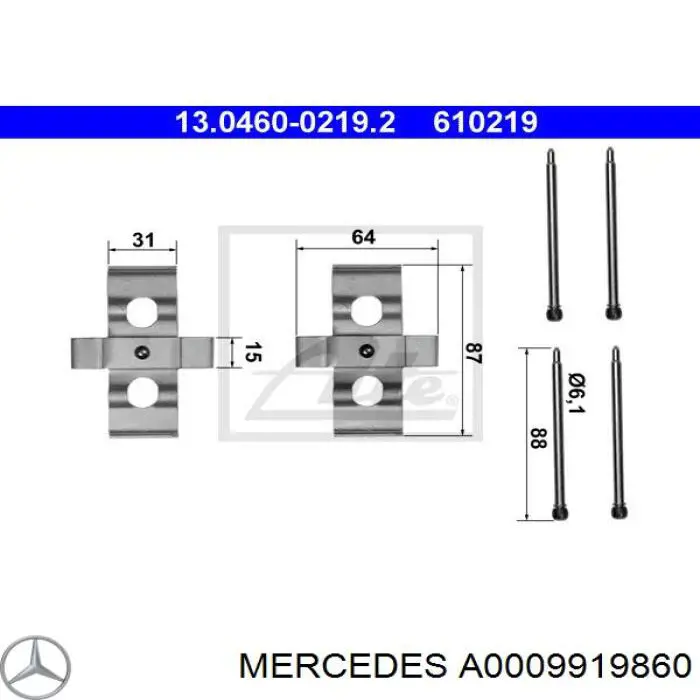  0009919860 Mercedes