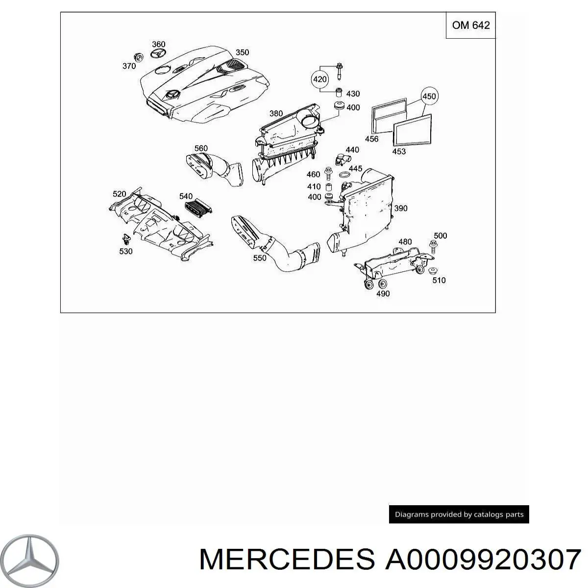 Купить A0009920307 Mercedes 