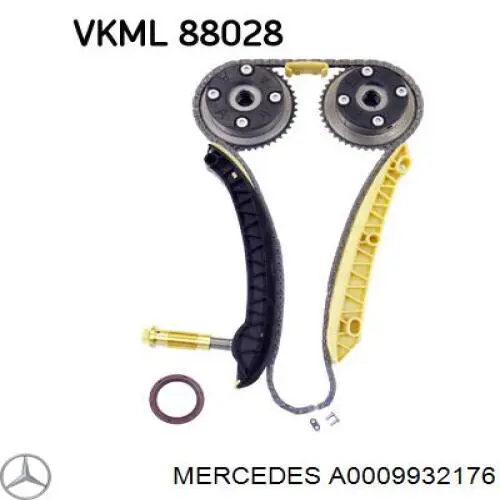 Купить A0009932176 Mercedes Цепь ГРМ, распредвала