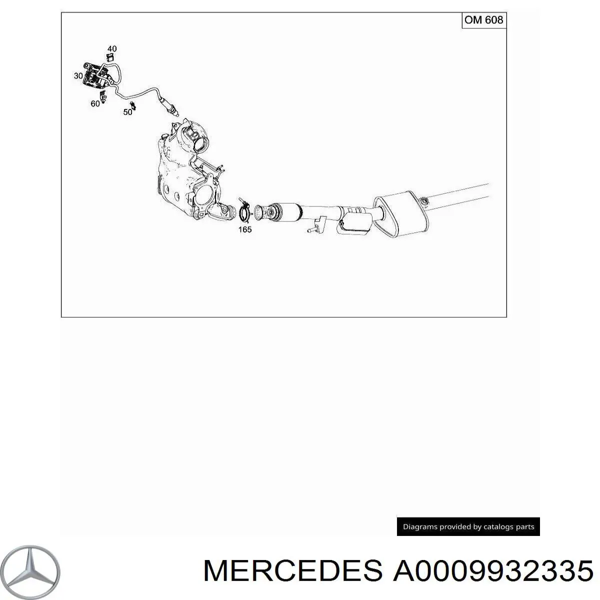  Mercedes A0009932335 цена, от 10.03 USD