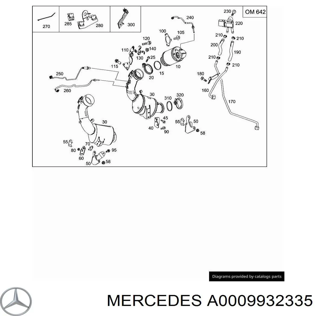 Купить A0009932335 Mercedes 