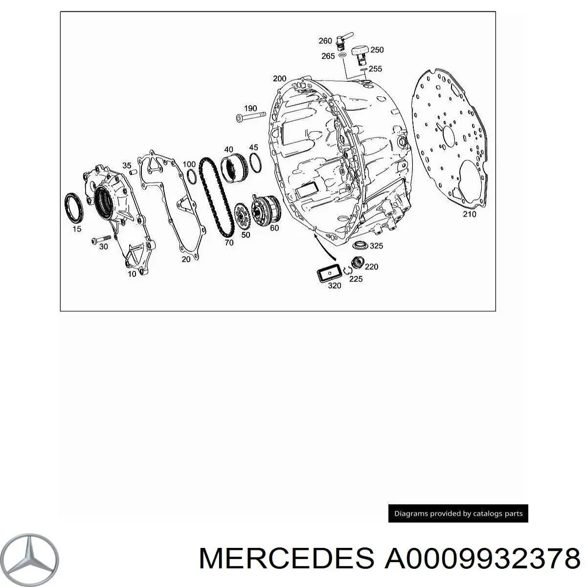  Mercedes A0009932378 цена, от 25.45 USD