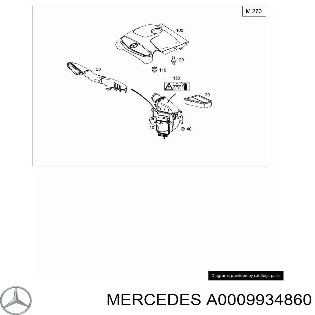 A0009934860 Mercedes 