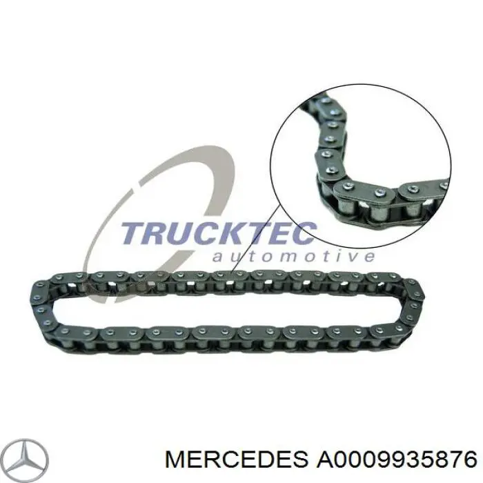 A0009935876 Mercedes цепь грм балансировочного вала