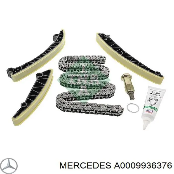 A0009936376 Mercedes cadeia do mecanismo de distribuição de gás